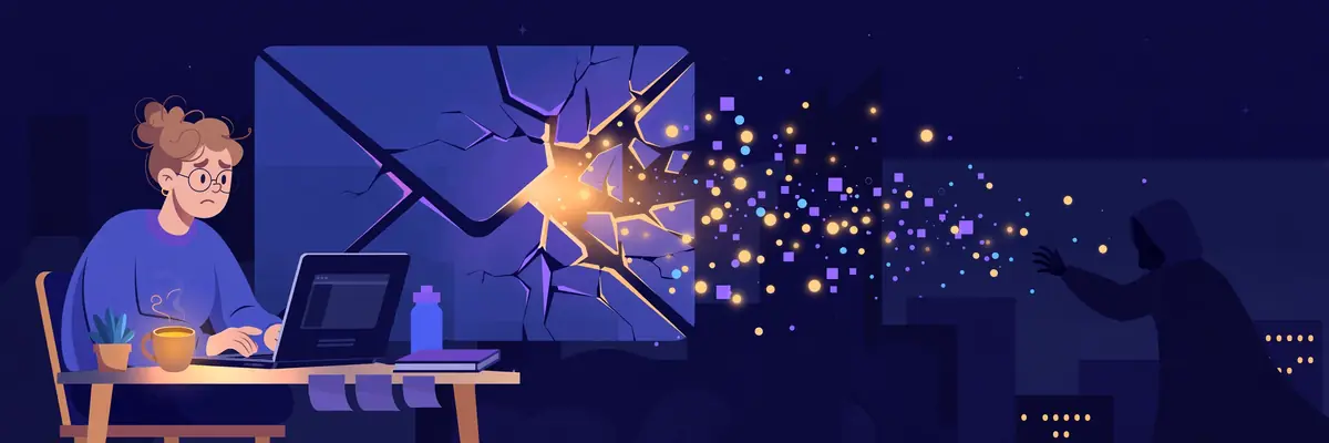 After a Data Leak, Your Email Address Is the First Thing They Come For — illustration
