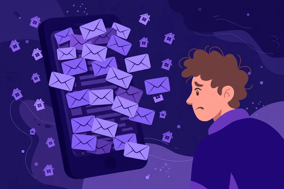 I Found a Flat Months Ago. The Property Agents Still Email Me Every Week. — illustration
